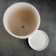 Flower pot "white silver" with a tray, 5l
