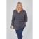 Women's tunic, size 76, dark blue color