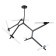 NIKS chandelier, size 130x53x53-93 cm, G9 12x5W, LED