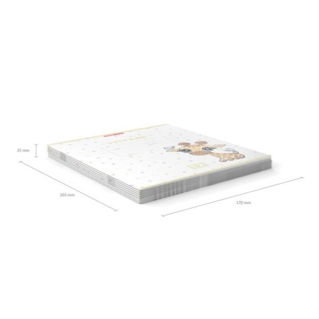 Notebook of 12 sheets in the Erichkrause cage "Funny beasts", covered cardboard, an offset block 100% whiteness, mix-13