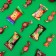 A set of chocolate sweets "Christmas tree", green 105 g