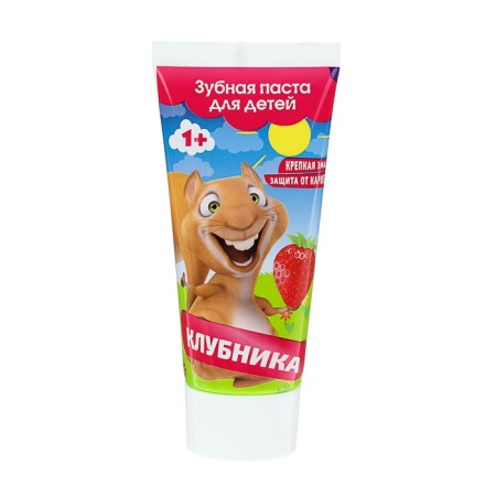 Baby toothpaste D.I.E.S, "strawberries", from 1 year, 75 g
