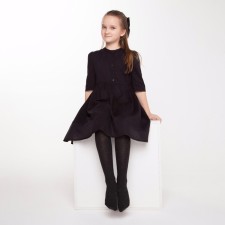 Pantyhose children, black color, height 134-140