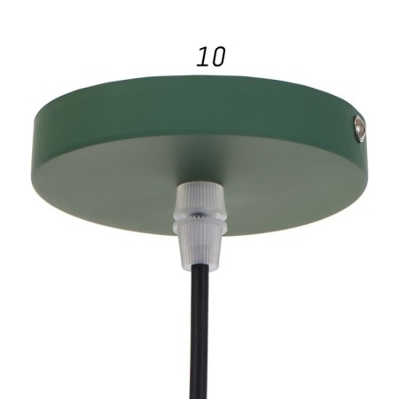 Lamp Bayerlux 1653/1gr E27 40W dark green 25x26x40-135 cm-5