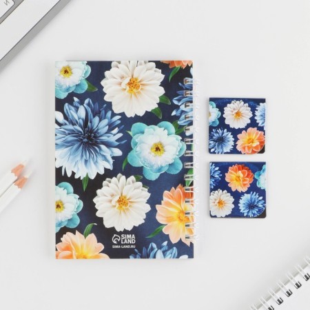 Gift set: “Golden Teacher” Notepad A6, 60 sheets and magnetic bookmarks 2 pcs-3