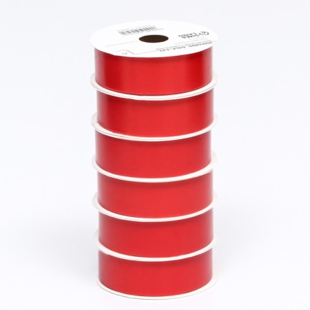 Ribbon for decor and gifts Kraft "Red" 2cm x 5 m-3