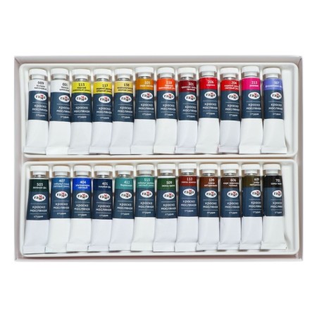 Oil paint, set in tubes 24 colors x 9ml gamma "Studio" 249009-7