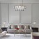 Suspended Bogate’s Callas 365/10, E14, 10x60W, 830x350x330 mm, brass color