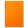 Notebook on the crest A4 48 sheets in the Calligrata cell orange, plastic cover, offset block