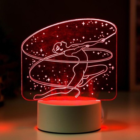 Light "Gymnast" LED RGB from the network 9.5x14x16 cm-2