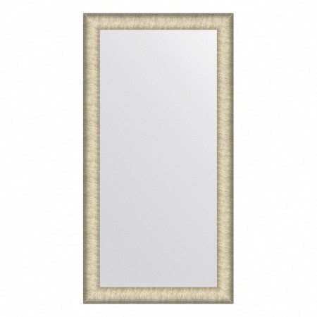 EvoFORM mirror in the baguette frame, 59 mm, 53x103 cm, brushed silver color