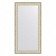 EvoFORM mirror in the baguette frame, 59 mm, 53x103 cm, brushed silver color