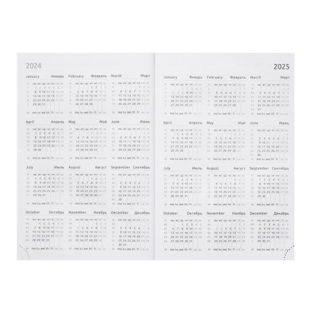 Dated diary 2024, A5, 176 sheets, Attomex.lancaster, Balakron cover, Lasse, Block 70 g/m2, blue-5