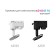 Fastenger swing ambrella diy system elements a2521 for a lamp body with a diameter of a hole D60 mm, color is black sand