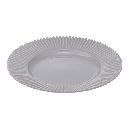 Set of plates Tkano Edge, 21 cm, 2 pcs, dark gray color-3