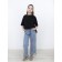T -shirt unisex, size 48, black color