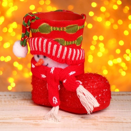 Gift packaging "Boot", Snowman