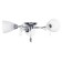 Adele chandelier 3x40W e27 chrome 48x46x17 cm