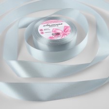 Satin tape, 25 mm × 23 ± 1 m, color platinum