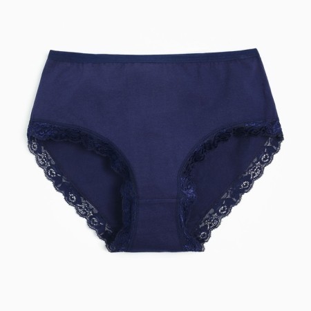 Panties female color dark blue, size 48-50