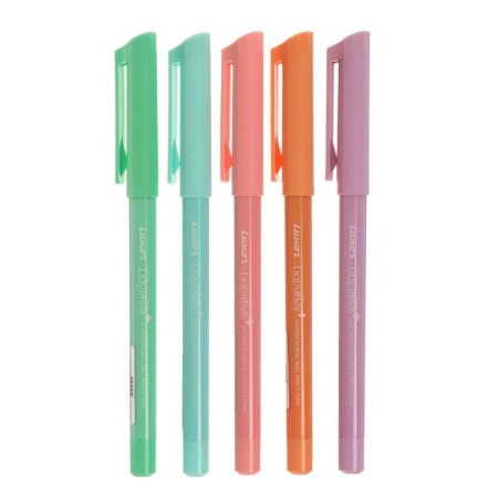 Ballic handle Luxor Liquiwrite, node 0.7 mm, blue ink, with antibacterial flu, mix