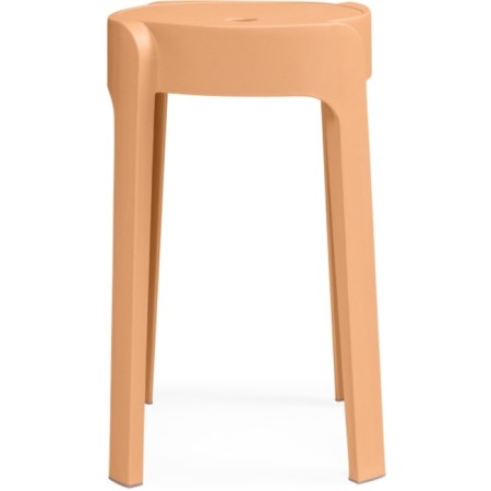 Stool BOVEL Plastic, orange 28x28x45 cm-1