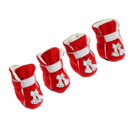 Bellois boots, set 4 pcs, size m, red
