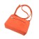 Female bag, artificial leather, orange 20x6.5x14 cm