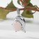 Suspension Dolphin "Quartz Pink"