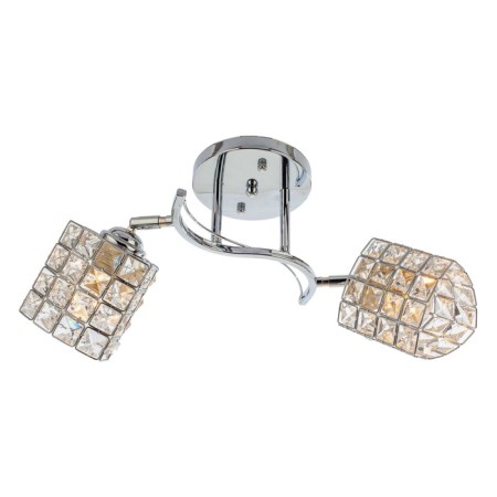 Steel Stewsvelight Golento 2x60W e27 chrome 50x20x25 cm-1