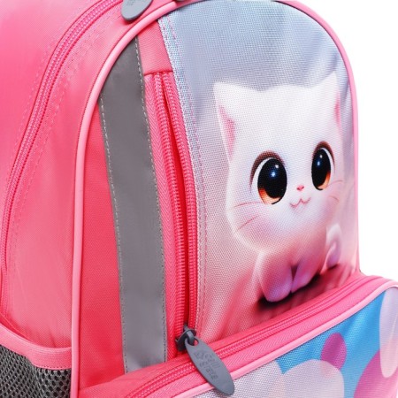 School backpack, 37 x 26 x 13 cm, ergonomic back, calligrata ORT "Cat Fluffika"-12