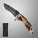 Stinger folding knife, with a slope, hilt - aluminum, steel - 3cr13, blade 9 cm