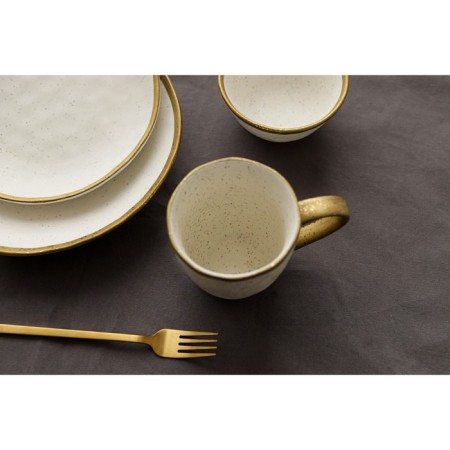 Porcelain mug Magistro Poursephona, 400 ml, beige color-8
