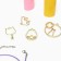 Set for creativity "Color stained-glasses-kosheki", 5 forms, in a package
