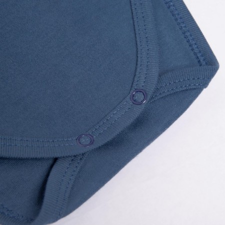 Body baby with long sleeve Basic, height 56 ​​cm, blue color-2