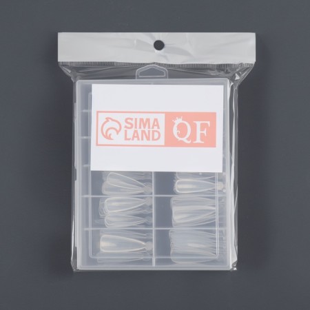 The upper forms for building in a container, 120 pcs, almonds, color transparent color-6