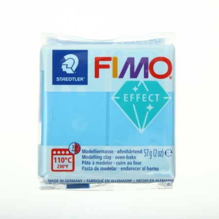 Plastic - polymer clay, 57 g, Neon Effect, blue-1