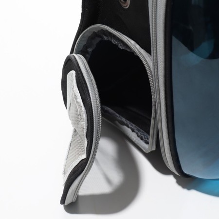 Backpack for carrying animals, transparent, 33 x 25 x 41 cm-12