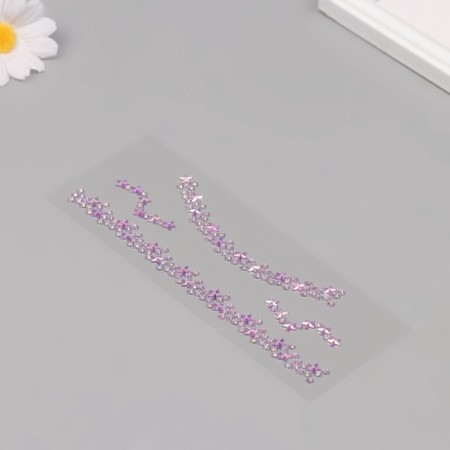 Sticker Plastic Rhocker "Choker from Stars" Lilac 11.6x18 cm-2