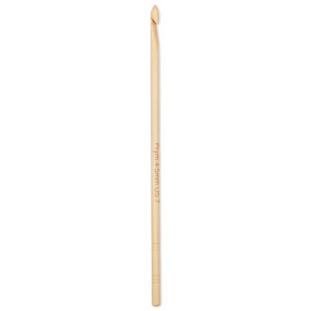 Knitting hook, bamboo, 4.5 mm/15 cm-1
