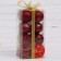 Set of balls plastic D-4 cm, 16 pcs "Cheal Patterns" Red