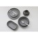 Porcelain dessert plate Magistro urban, D = 17 cm, color gray color