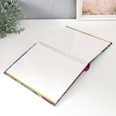 Photo album on 10 magnetic sheets 23x28 cm, int. spiral "Belle Fleur" jungle-2