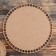 Clothing "Circle", bottom of the HDF brown smooth, 20 cm, d = 9mm, mix