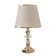 Table lamp "Master" 1x40W E27+backlight LED 5W gold 25x25x42cm