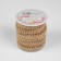 Weekes decorative canvas "Chanel", 10 mm, 9 ± 0.5 m, beige color