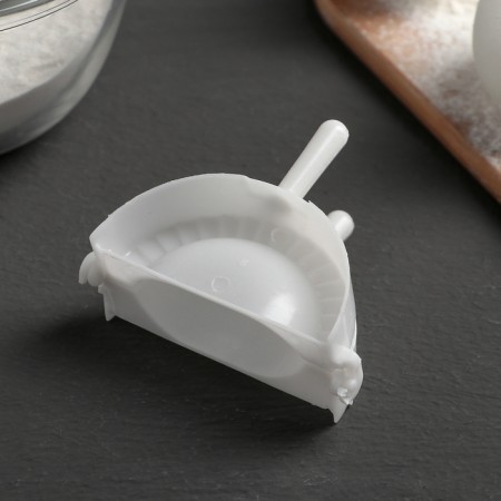 Dumplings molding form, d = 7 cm, white color-3