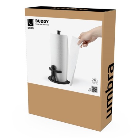 Umbra Buddy paper towels holder, black color-6