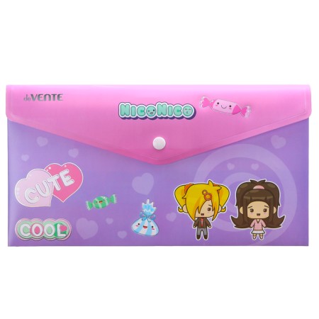 The convert folder on the Travel button, 260 x 140mm, 180MKM, DEVENTE NICO, foil embossing, 3071238, mix-1