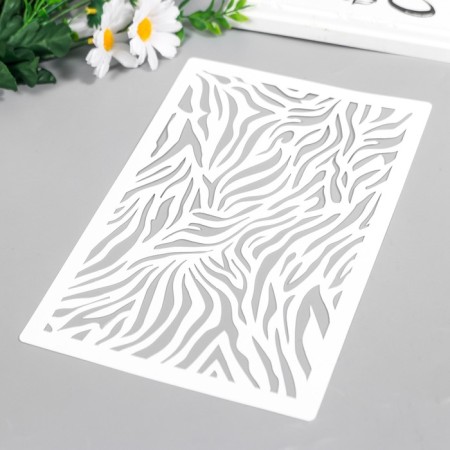 Plastic stencil "Zebra" 24x16 cm-1